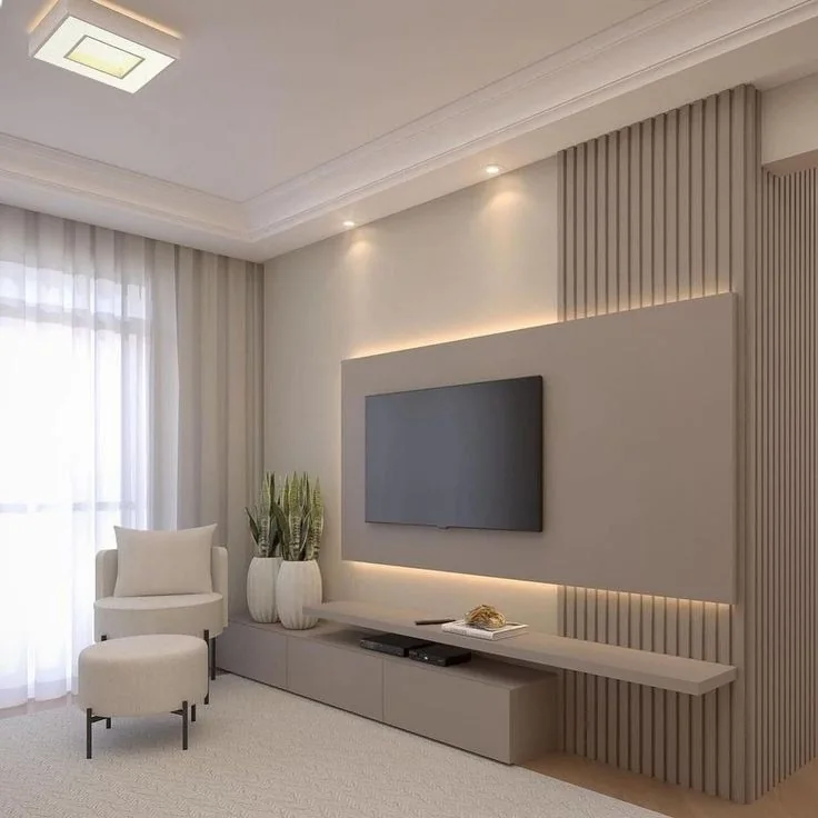 ديكورات شاشات — عمل تشطيب وتنفيذ رقم 17 ديكورات ودهانات الطايف