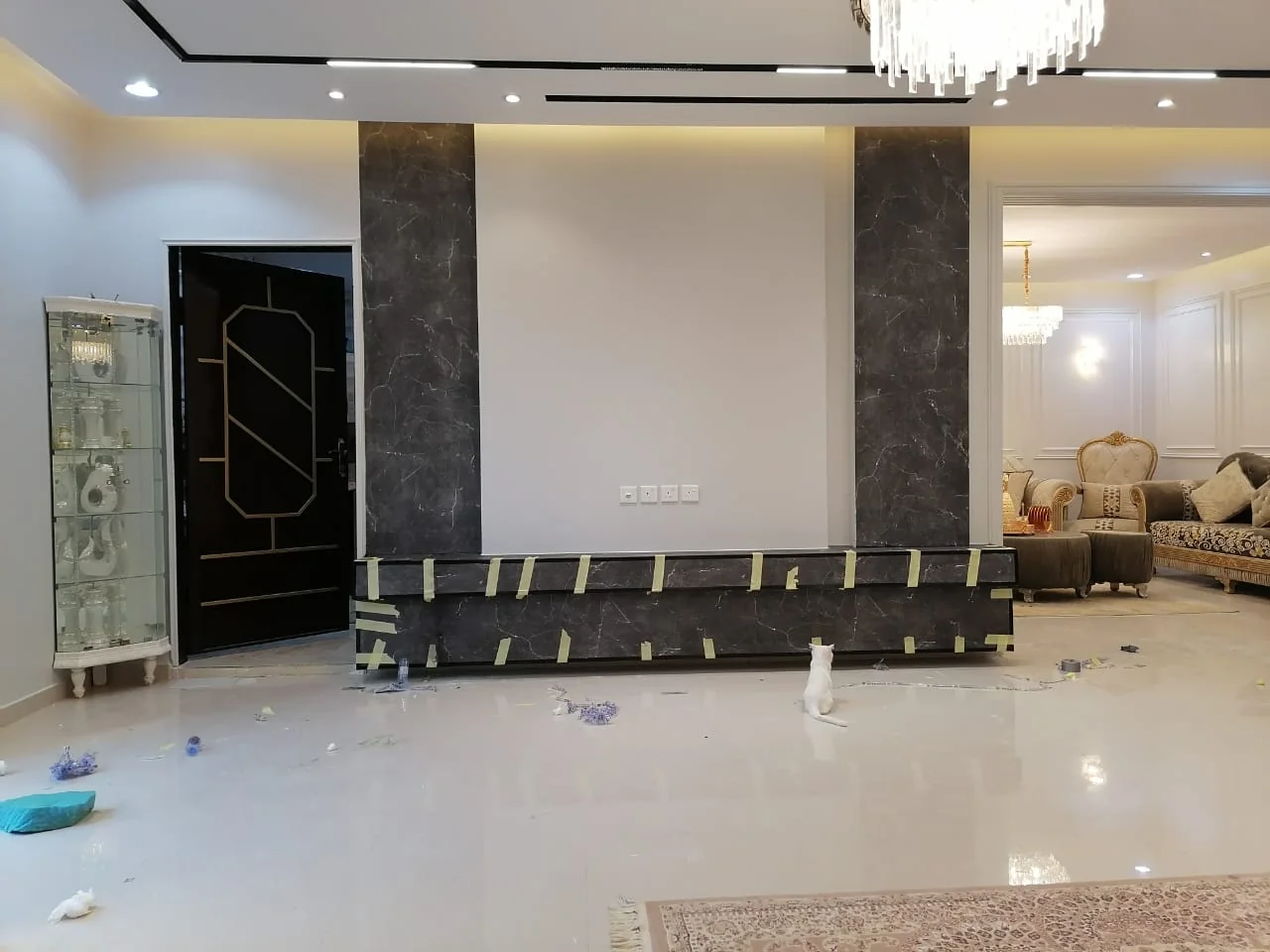 ديكورات شاشات — عمل تشطيب وتنفيذ رقم 30 ديكورات ودهانات الطايف